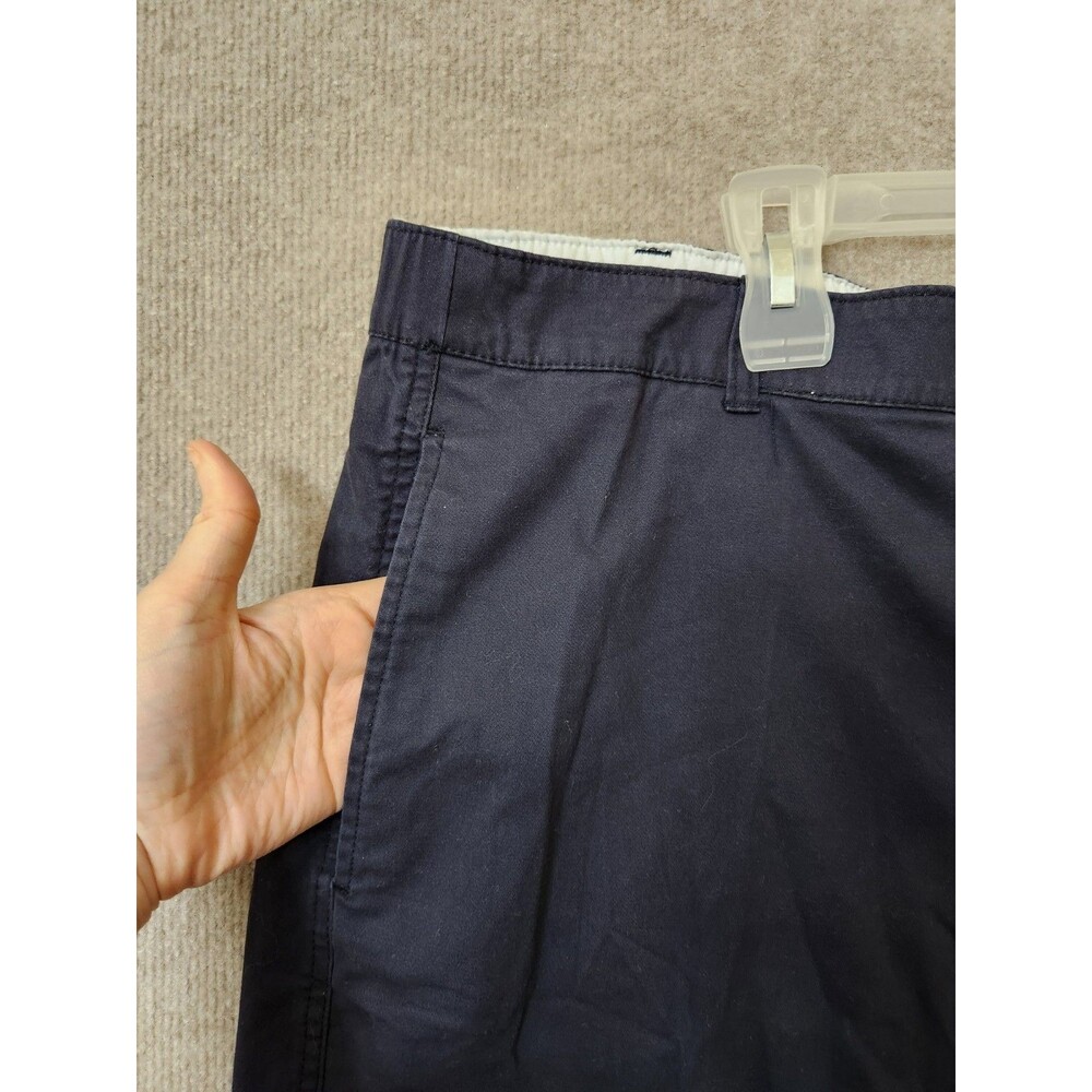 Old Navy OGC Chino Tapered Straight Pants Women 2X Navy Elastic Waist StretchNEW - Picture 4 of 10